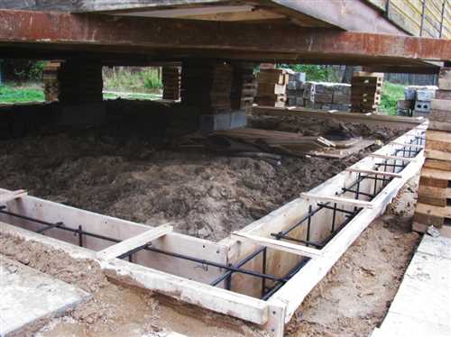 Как провести ремонт старого фундамента деревянного дома — советы и рекомендации